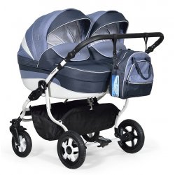 46 - Детская коляска для двойни  INDIGO DUO 18